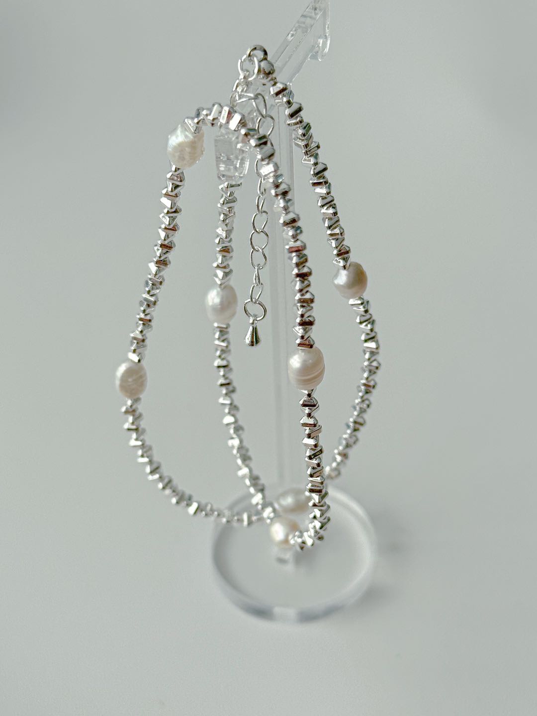 S925 Pearl Beaded Necklace