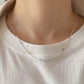 S925 Colorful Super Thin Beaded Necklace
