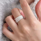 S925 Multiwire Wide Adjustable Silver Ring