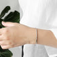 S925 Plated Partial Band Chain Bracelet