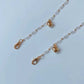 Mask Strap with Heart Pendant Details