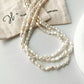 Freshwater Pearl Plain Chain Necklace