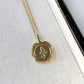 Wax Seal Stamp Letter Necklace | 24K Gold Plated