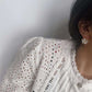 Dainty Camellia Gold Stud Earring