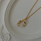 Morden Irregular Letter Charm Necklace