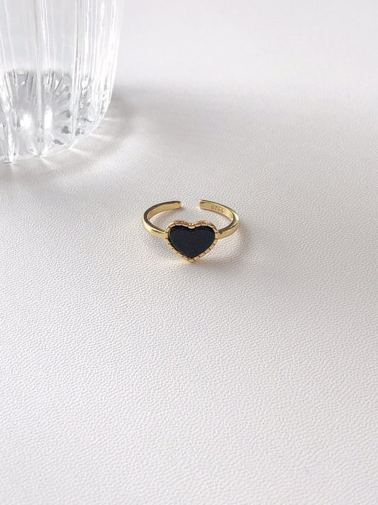 Heart Minimalist Band Ring | 925 Sterling Silver Jewelry