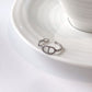 Vintage Classic Pig Nose Ring 925 Sterling Silver