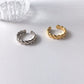 Minmalist Plain Twisted Ring