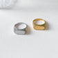 Minimalist 24K Thick Signet Ring