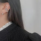 Chunky Twisted Wide Pearl Ear Cuff