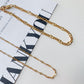 Gold Chunky Chain Pig Nose Anklet | 2 Sizes
