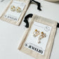 Dainty Camellia Gold Stud Earring