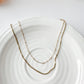 Minimalist Gold Multi-strand Necklace