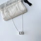 S925 Silver Irregular Pendant Necklace