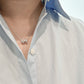 S925 Silver Irregular Pendant Necklace