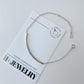S925 Plated Partial Band Chain Bracelet
