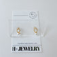 S925 Vintage Cross Pearl Drop Earring [Small]