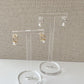 S925 Vintage Cross Pearl Drop Earring [Small]