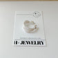 S925 Multiwire Wide Adjustable Silver Ring