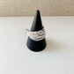 S925 Multiwire Wide Adjustable Silver Ring