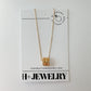 S925 Open Circle Hollow Heart Pendant Necklace