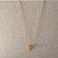 S925 Open Circle Hollow Heart Pendant Necklace