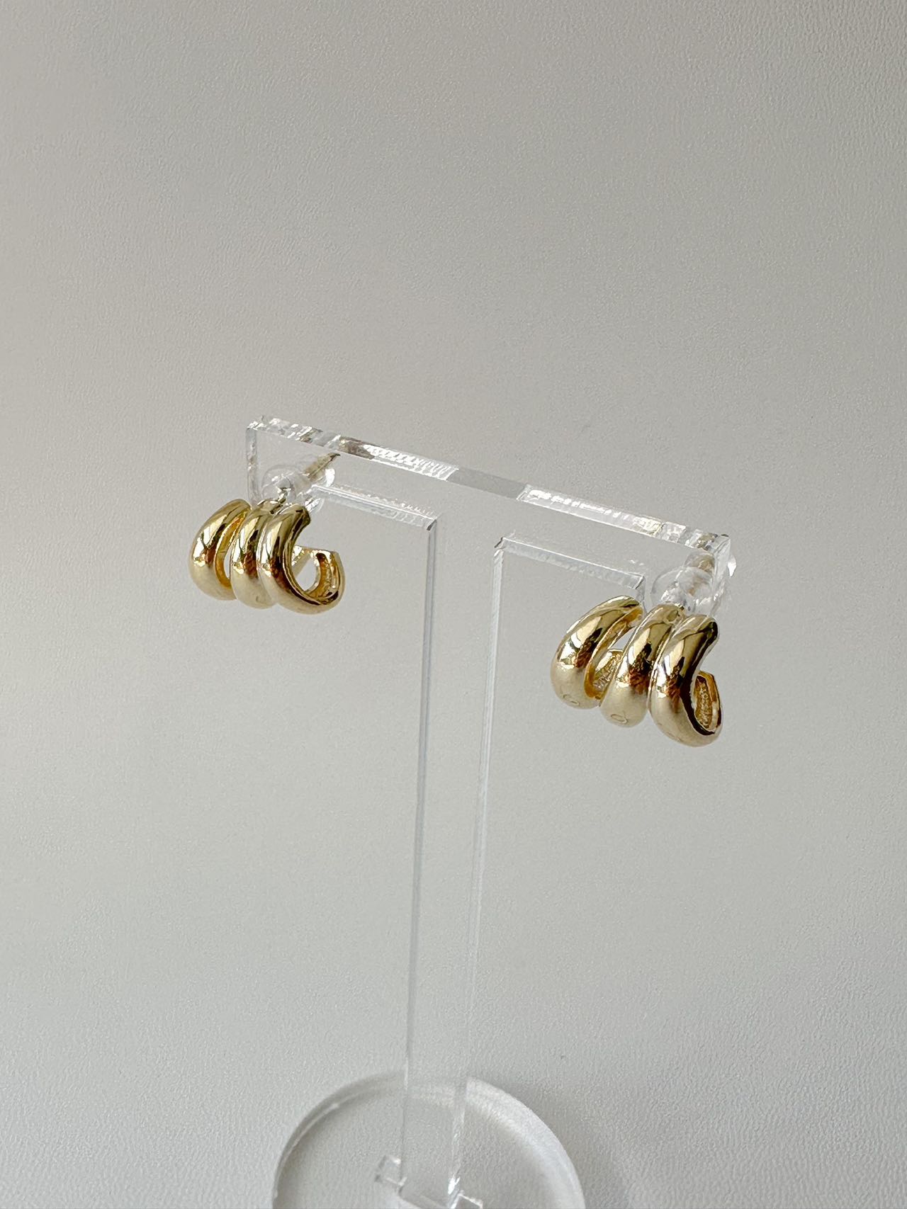 Minimalist Irregular Earring Hoops