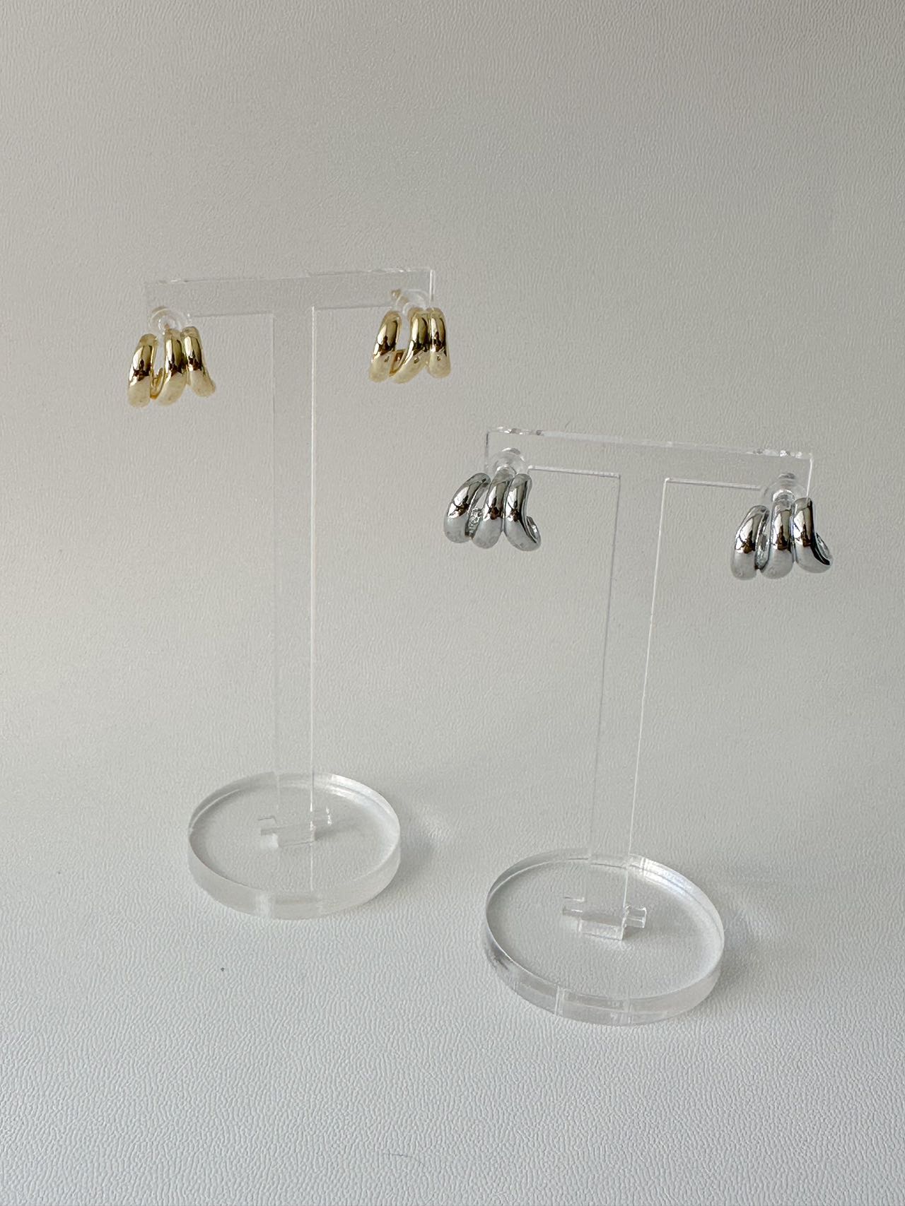 Minimalist Irregular Earring Hoops