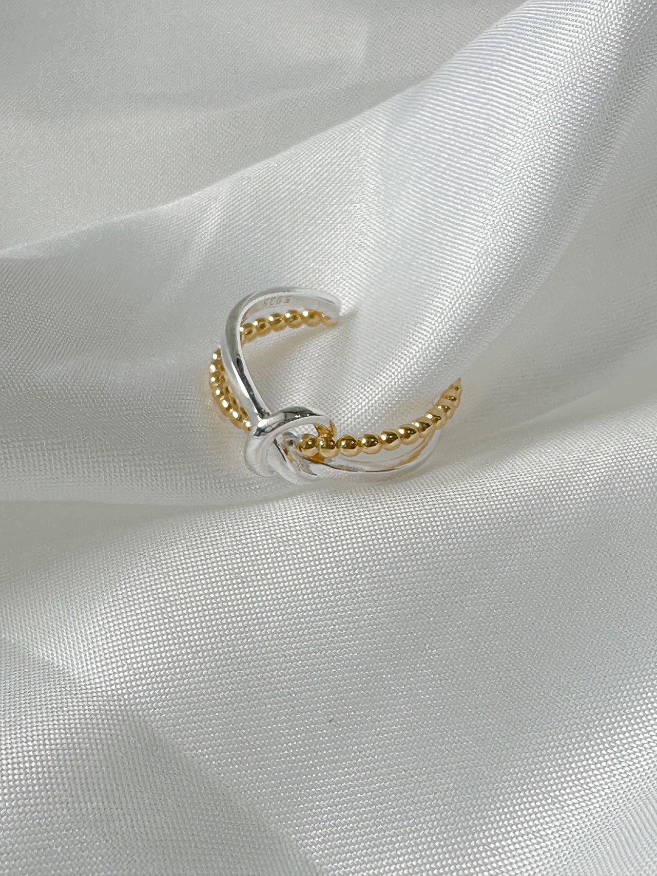 Knot Double Band Ring | 925 Sterling Silver