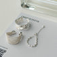 S925 Multiwire Wide Adjustable Silver Ring