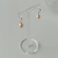 S925 Natural Pearl Silver Dangle Earring