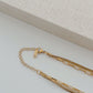 Triple Layer Link Chain Necklace