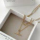T-Bar Chunky Charm Necklace