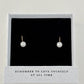 Real Pearl Gold Dangle Earring