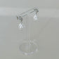 White Acrylic Pearl Drop Earring