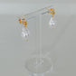 White Acrylic Pearl Drop Earring